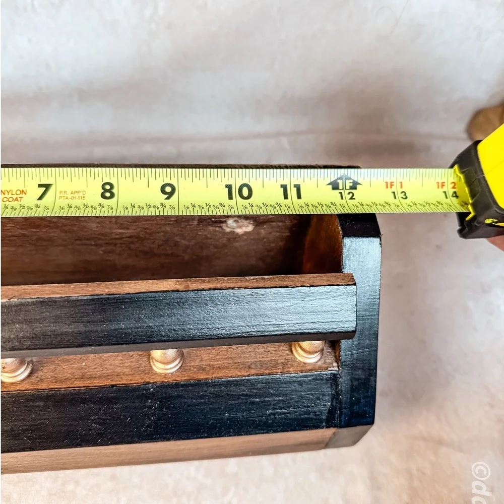Wooden Spindle Holder Shelf